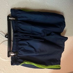 Blue basketball shorts